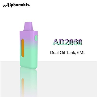 6ML sig'imli vape qutisi Airdraw va oldindan qizdirish